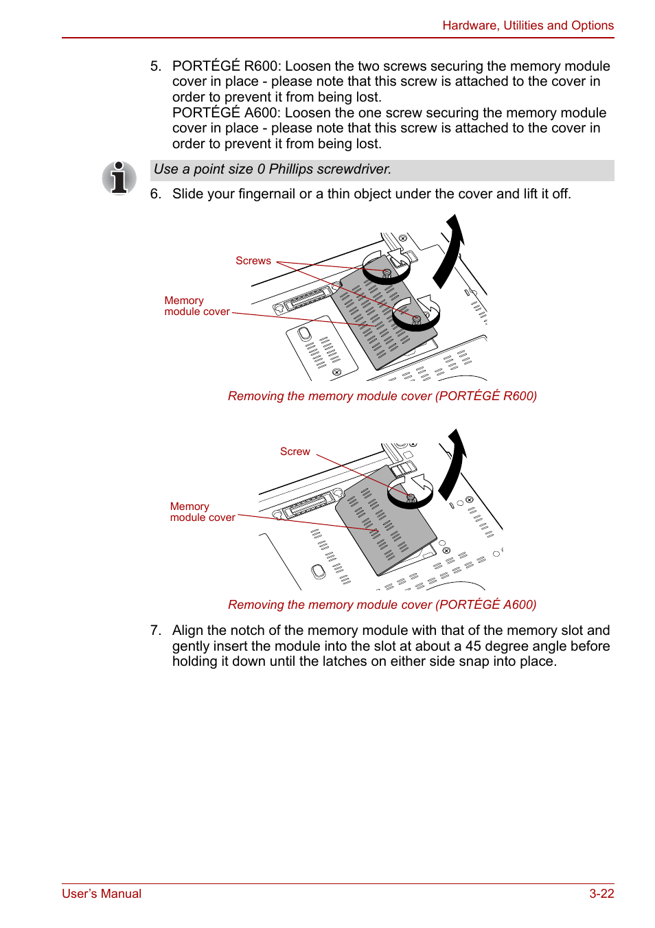 Toshiba Portege A600 User Manual | Page 77 / 218
