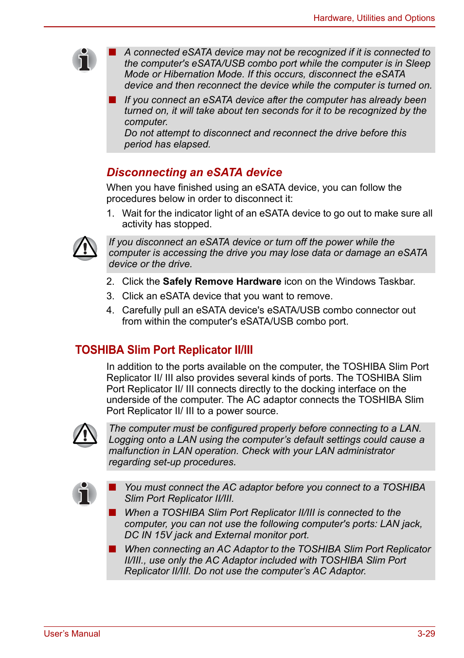 Toshiba slim port replicator ii/iii | Toshiba Portege A600 User Manual | Page 84 / 218