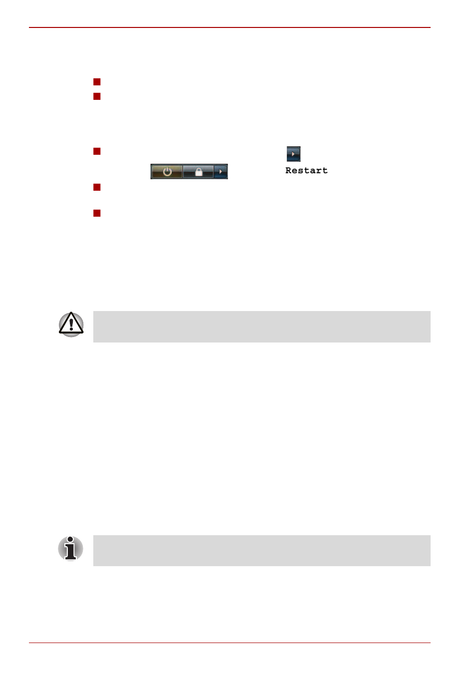 Restarting the computer, System recovery options | Toshiba Tecra R10 User Manual | Page 28 / 222