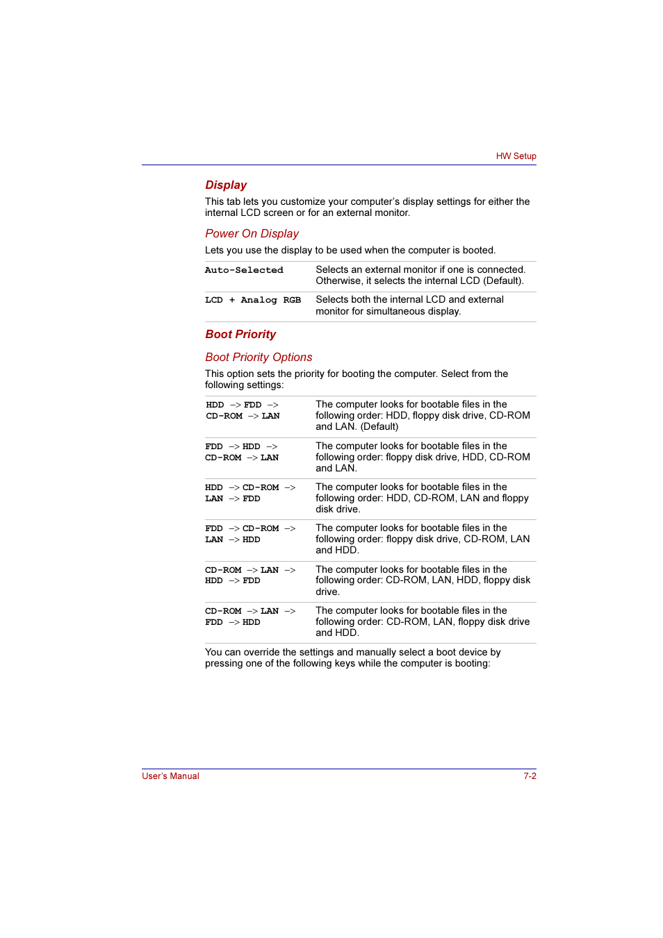 Boot priority | Toshiba Qosmio F10 User Manual | Page 115 / 214