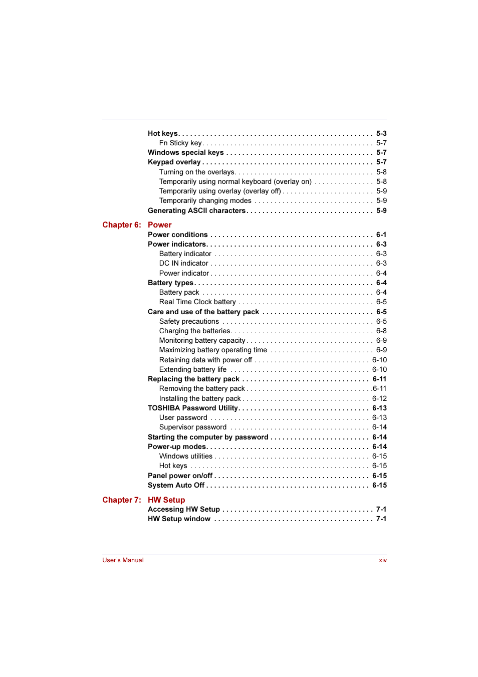 Toshiba Qosmio F10 User Manual | Page 14 / 214