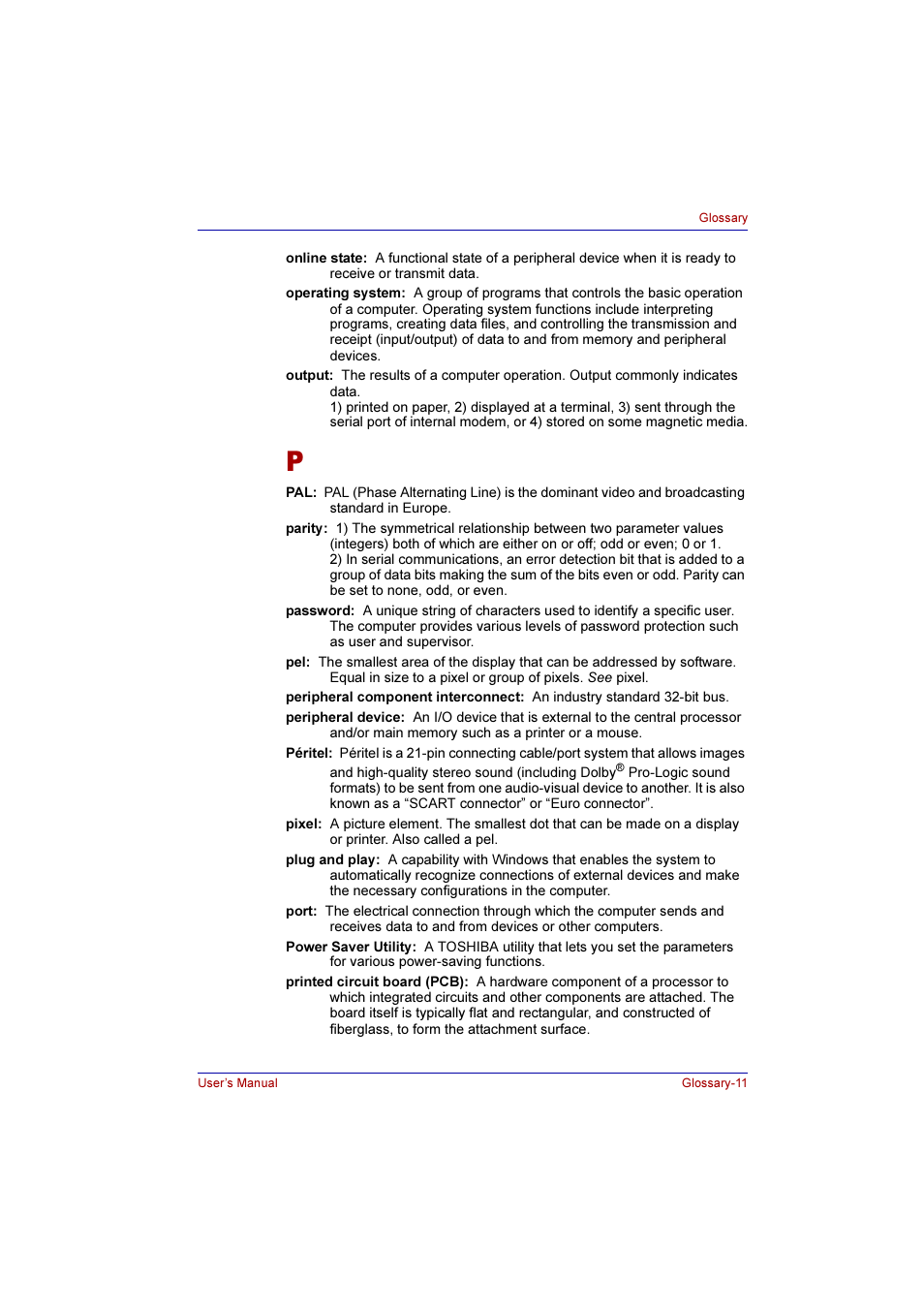 Toshiba Qosmio F10 User Manual | Page 207 / 214