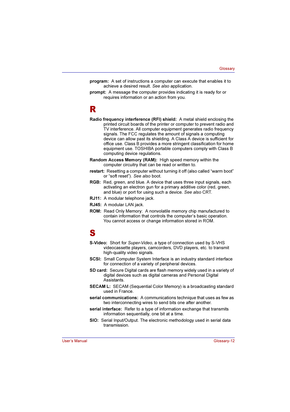 Toshiba Qosmio F10 User Manual | Page 208 / 214