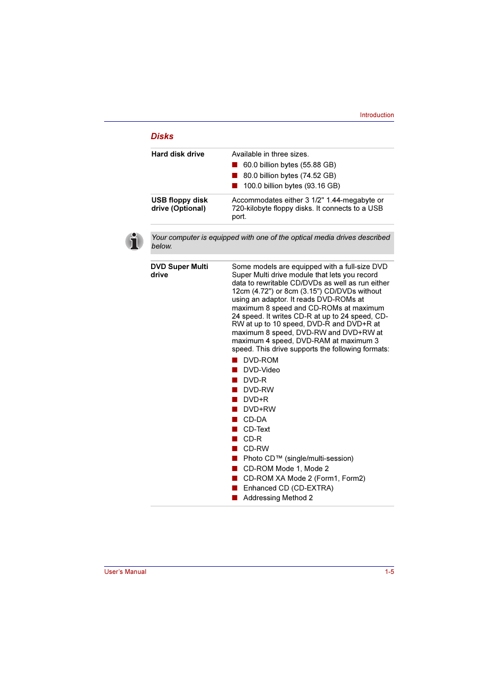 Toshiba Qosmio F10 User Manual | Page 29 / 214