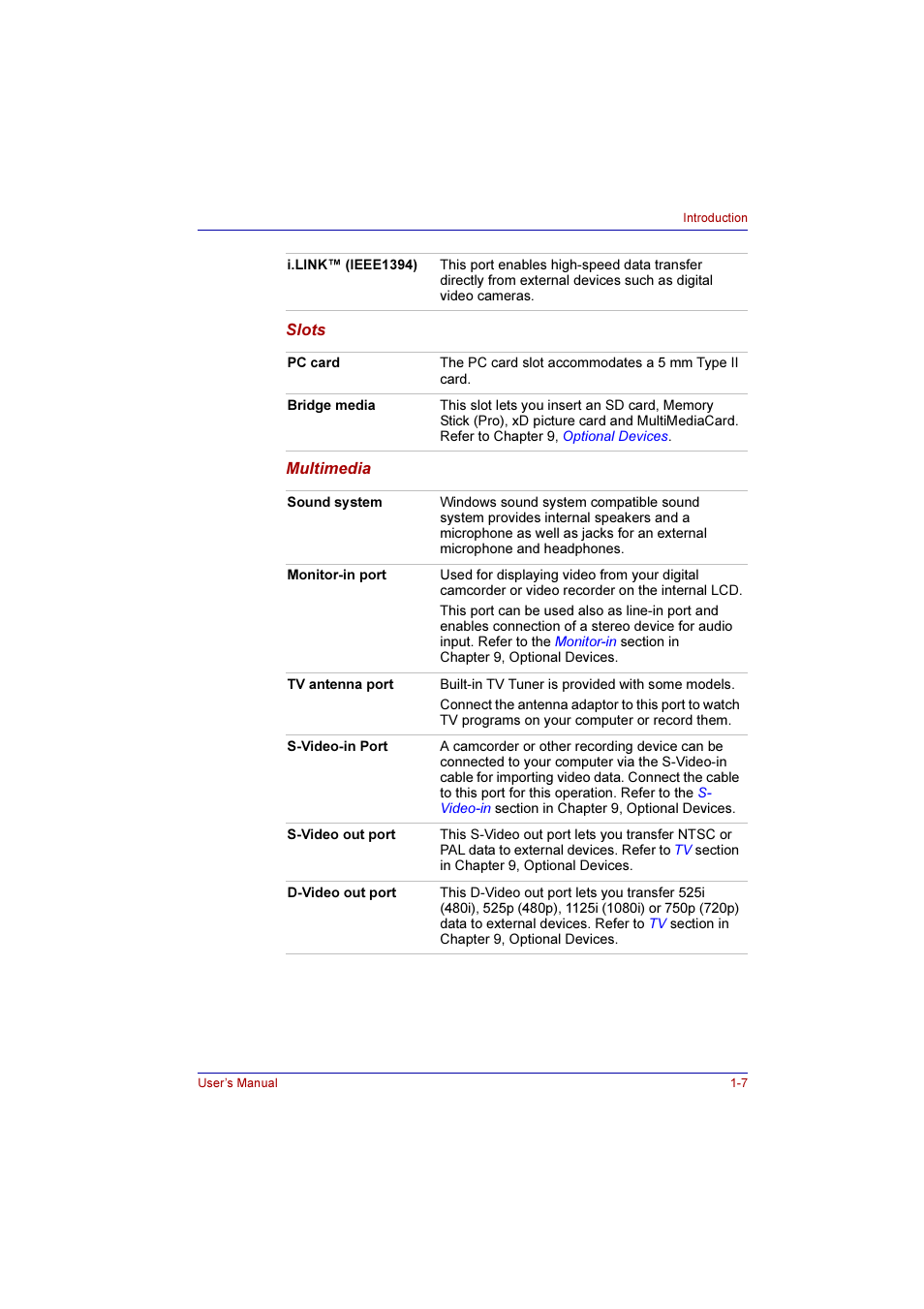 Toshiba Qosmio F10 User Manual | Page 31 / 214