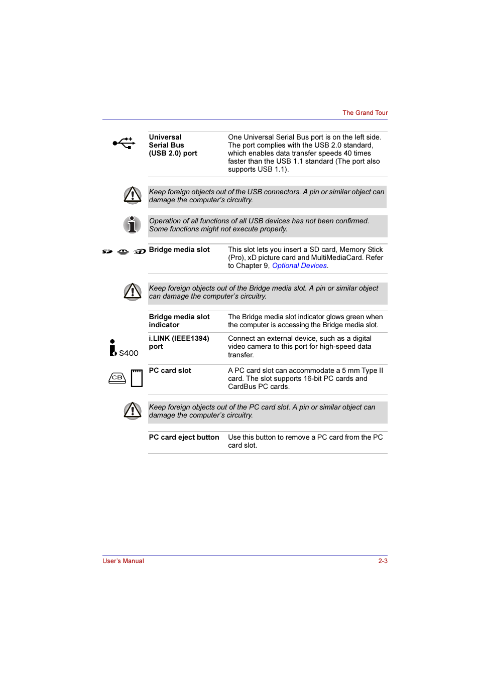 Toshiba Qosmio F10 User Manual | Page 42 / 214