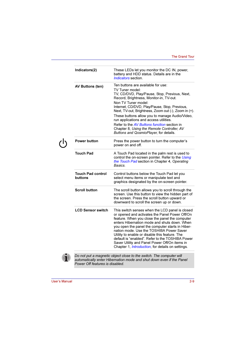 Toshiba Qosmio F10 User Manual | Page 48 / 214