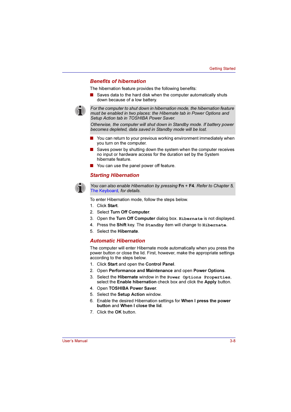 Toshiba Qosmio F10 User Manual | Page 62 / 214
