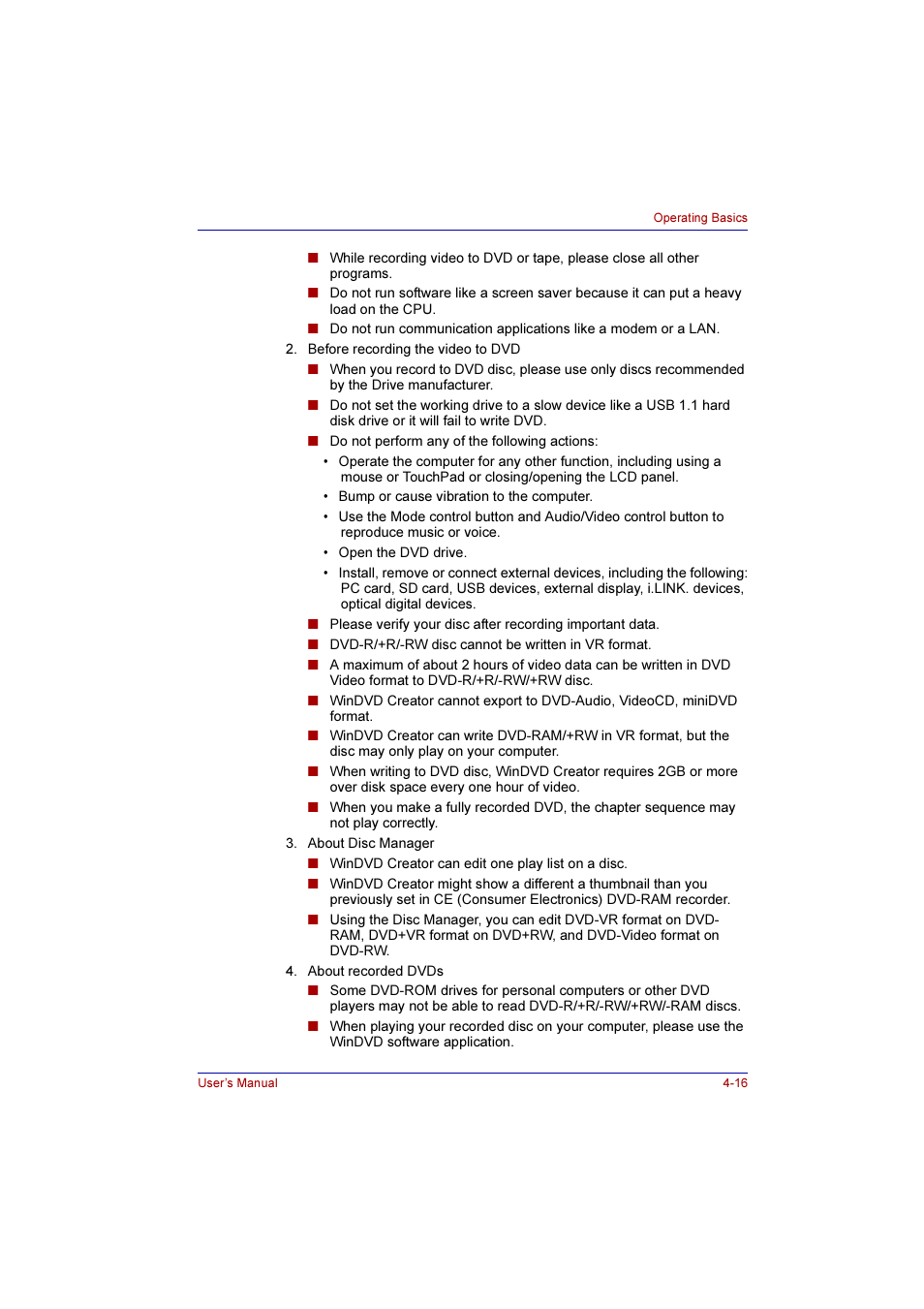 Toshiba Qosmio F10 User Manual | Page 81 / 214