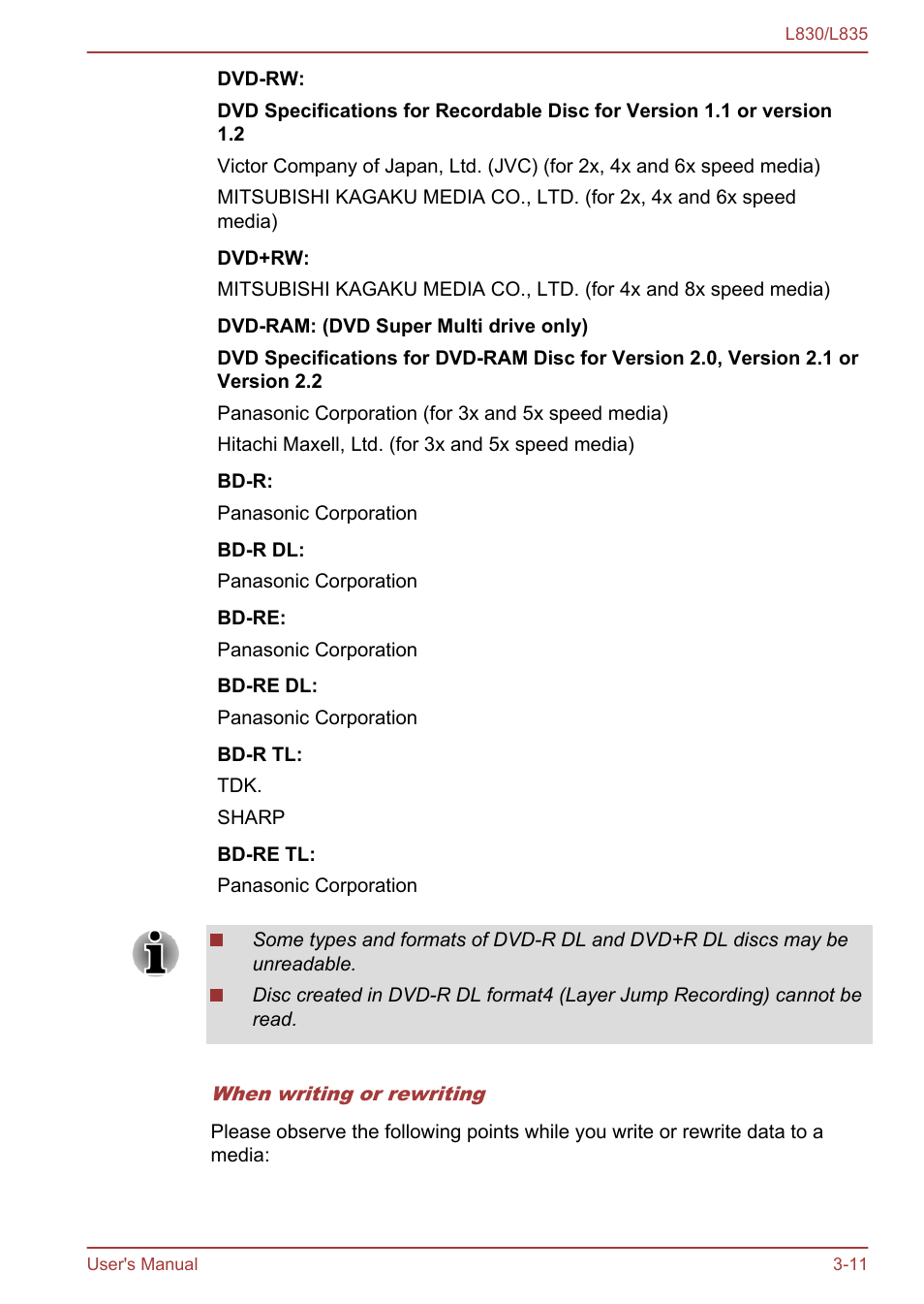 Toshiba Satellite L830 User Manual | Page 49 / 156