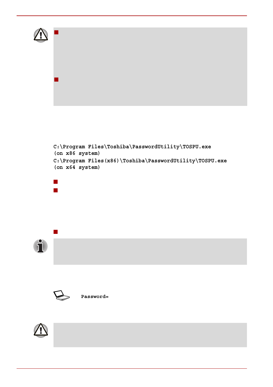 Starting the computer by password, Starting the computer by password -12 | Toshiba Qosmio F60 User Manual | Page 148 / 240