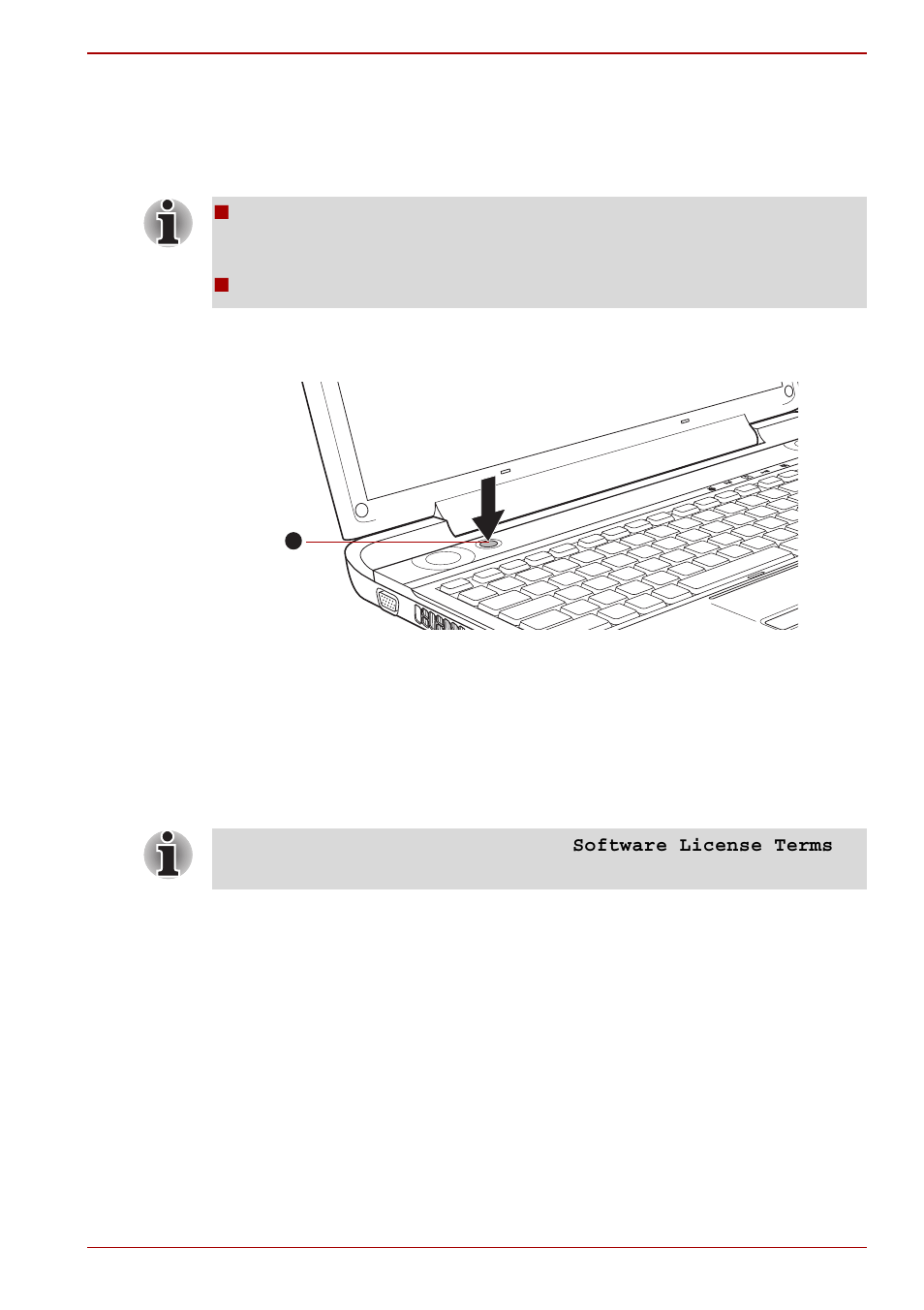 Turning on the power, Starting up for the first time, Turning off the power | Toshiba Qosmio F60 User Manual | Page 27 / 240