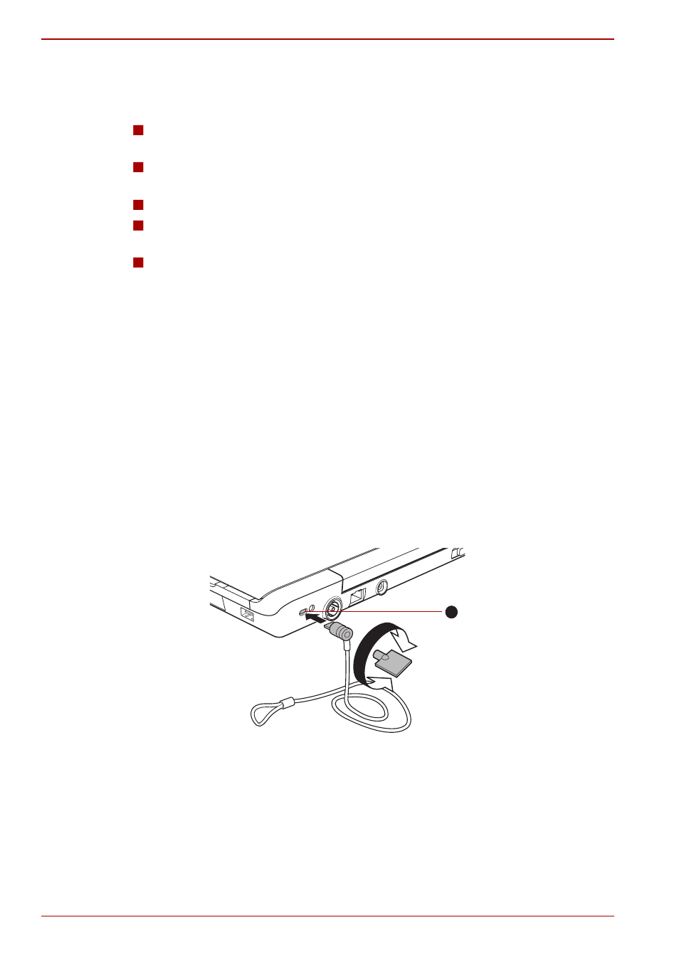 Security lock, Using regza link (pc control), Connecting the security lock | Toshiba Qosmio F60 User Manual | Page 84 / 240