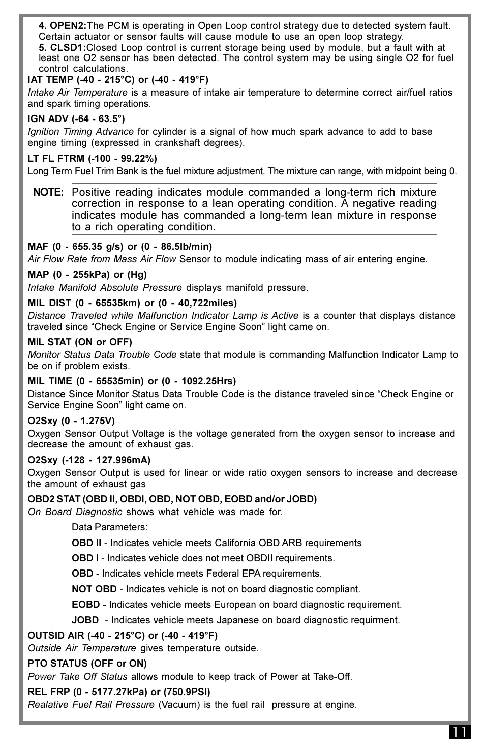 Actron 9040 User Manual | Page 11 / 12