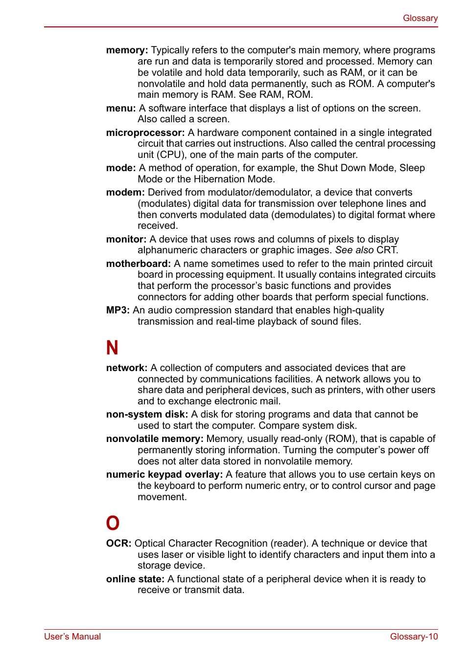 Toshiba NB250 User Manual | Page 123 / 130