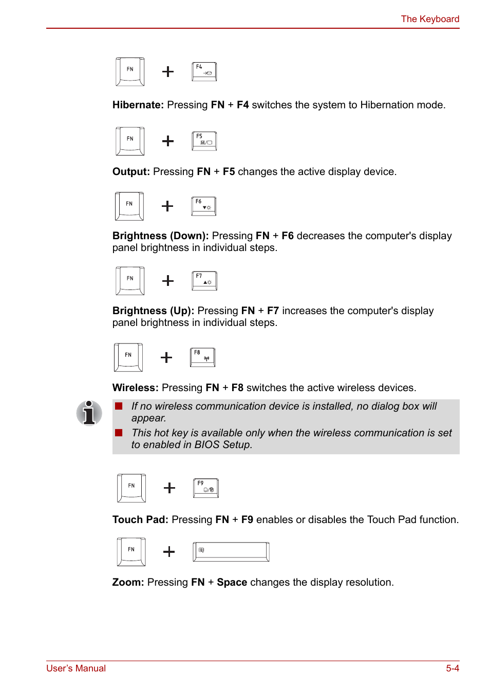 Toshiba NB250 User Manual | Page 64 / 130