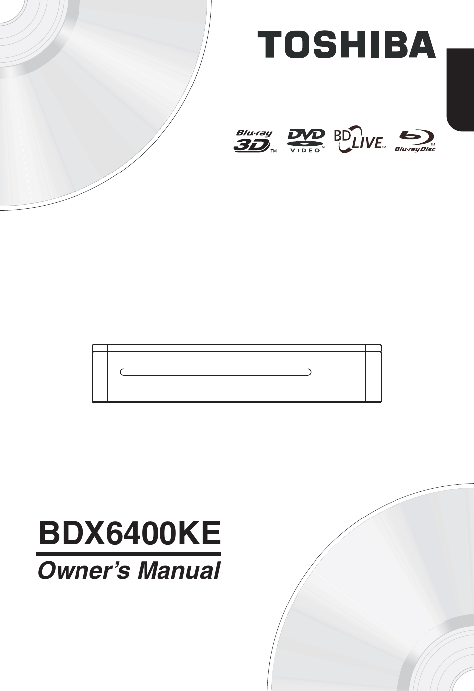 Toshiba BDX6400 User Manual | 60 pages