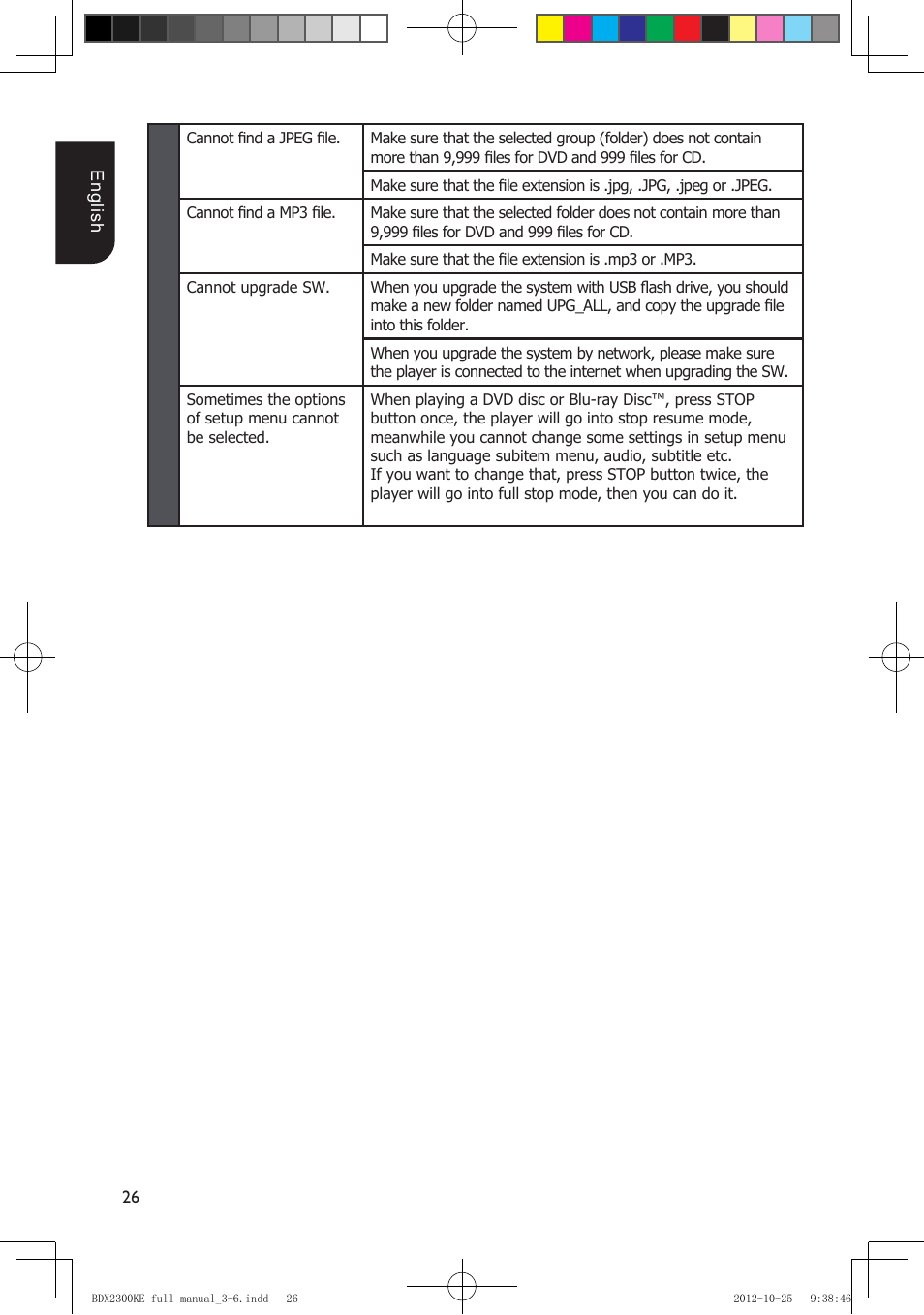 Toshiba BDX2300 User Manual | Page 26 / 41