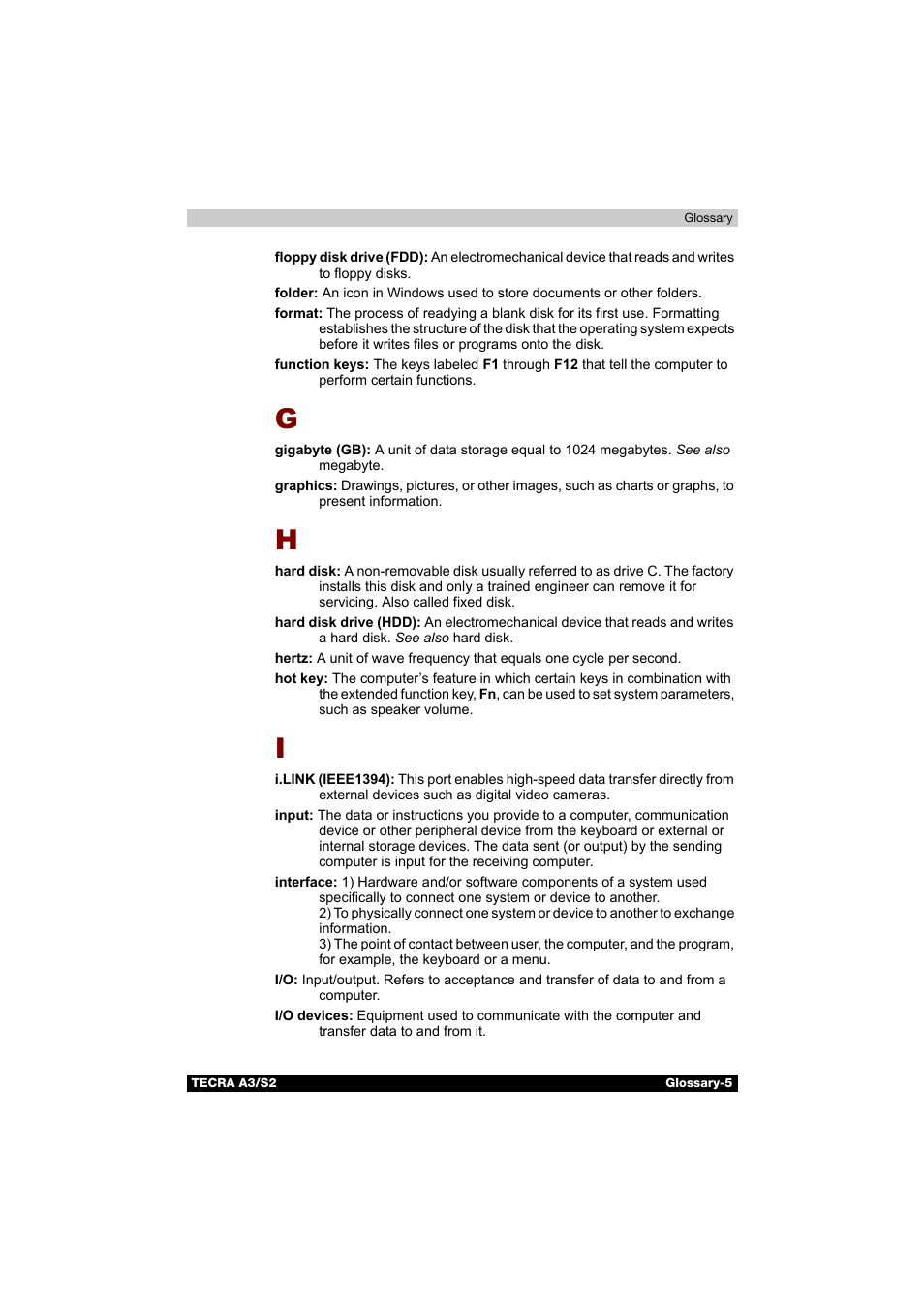 Toshiba Tecra S2 User Manual | Page 179 / 182
