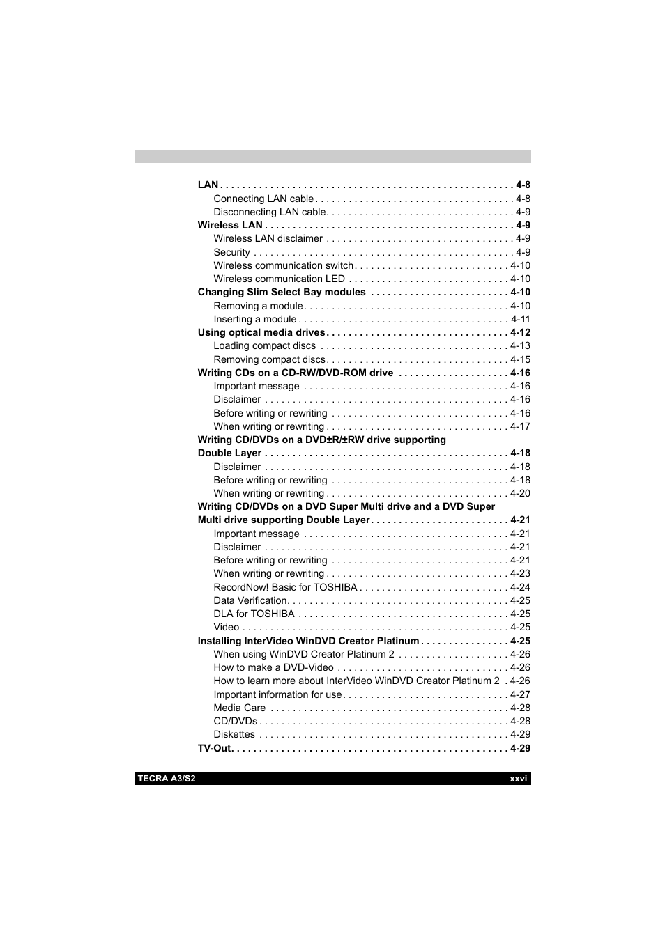Toshiba Tecra S2 User Manual | Page 26 / 182