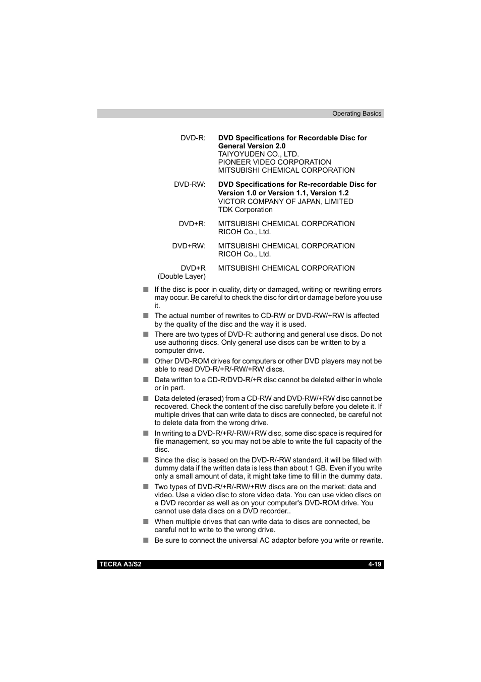 Toshiba Tecra S2 User Manual | Page 98 / 182