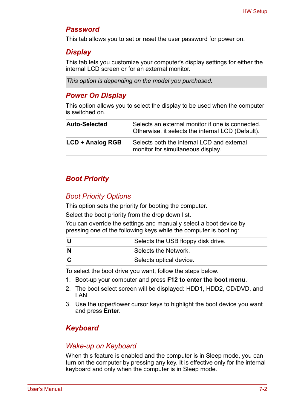 Boot priority | Toshiba Qosmio X300 User Manual | Page 135 / 220