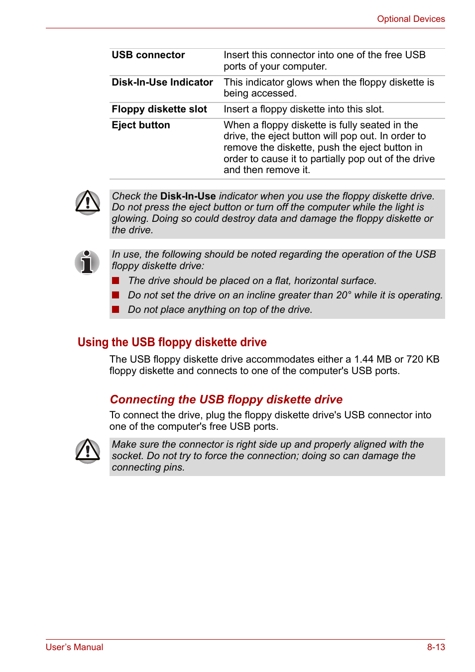 Using the usb floppy diskette drive | Toshiba Qosmio X300 User Manual | Page 151 / 220