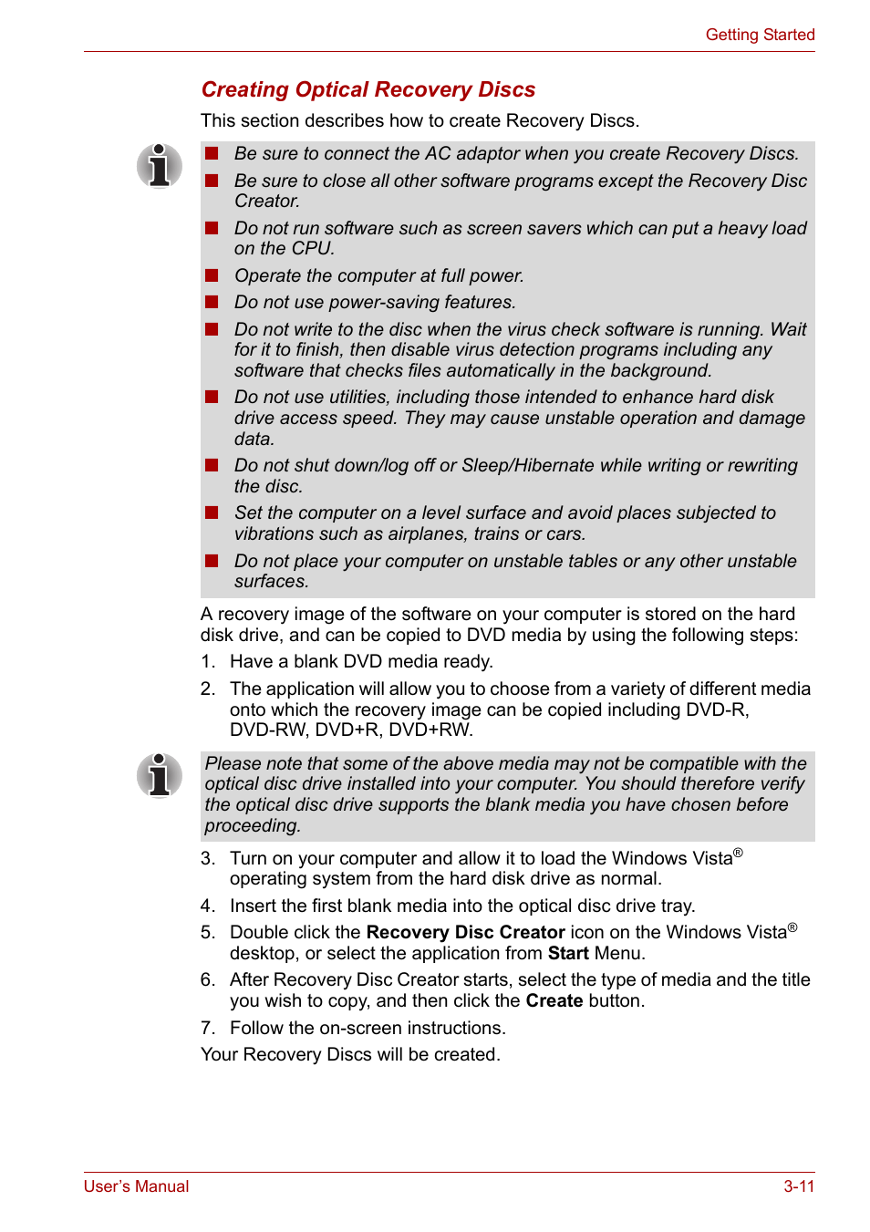Toshiba Qosmio X300 User Manual | Page 62 / 220
