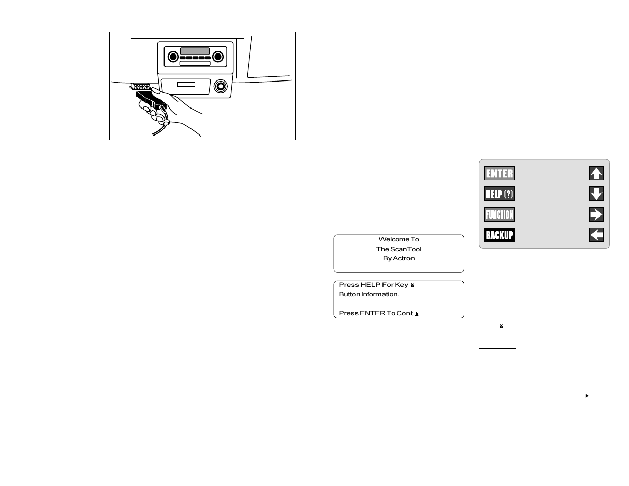 6 operating the scan tool | Actron SCAN TOOL CP9110 User Manual | Page 5 / 15