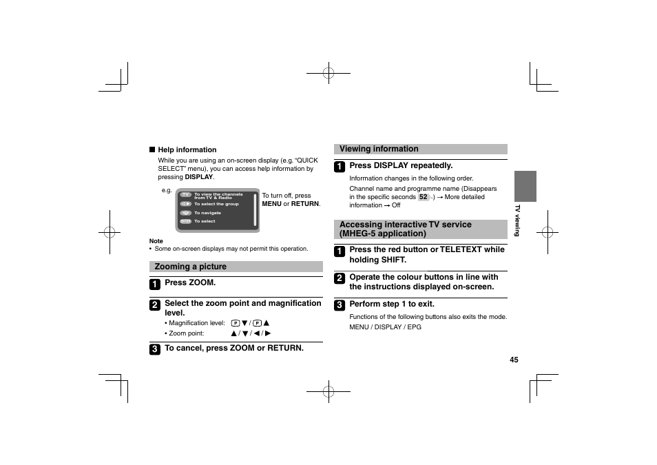 Toshiba SDP94D User Manual | Page 45 / 100