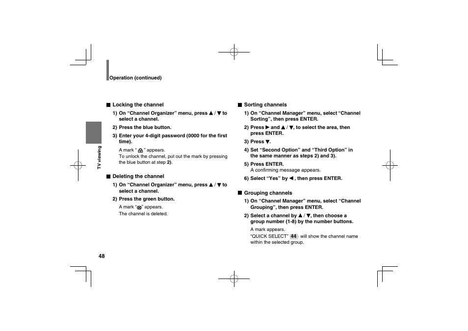 Toshiba SDP94D User Manual | Page 48 / 100