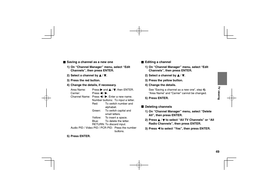Toshiba SDP94D User Manual | Page 49 / 100