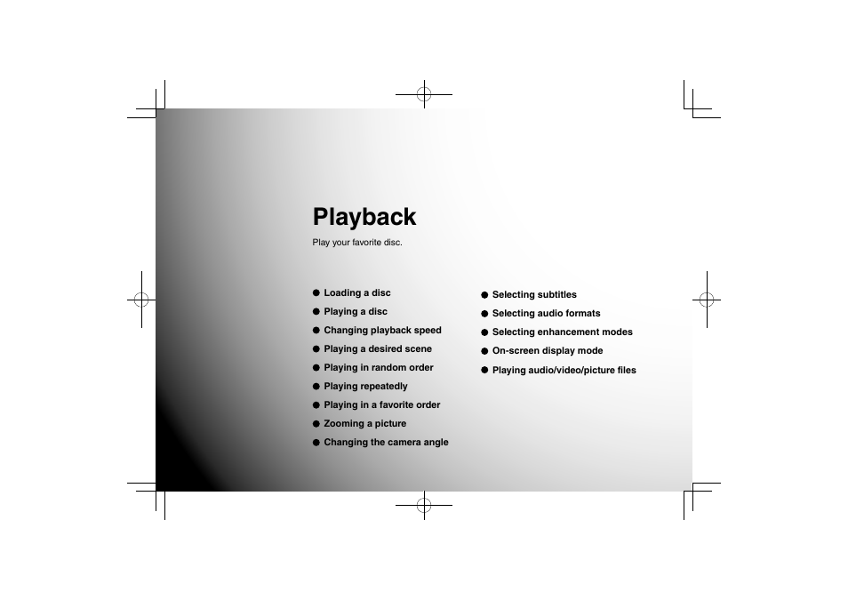 Playback | Toshiba SDP94D User Manual | Page 57 / 100