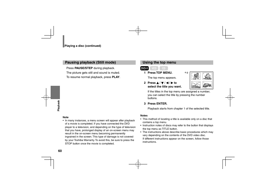 Toshiba SDP94D User Manual | Page 60 / 100