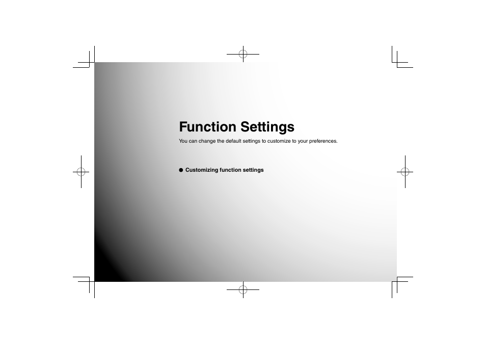 Function settings | Toshiba SDP94D User Manual | Page 77 / 100