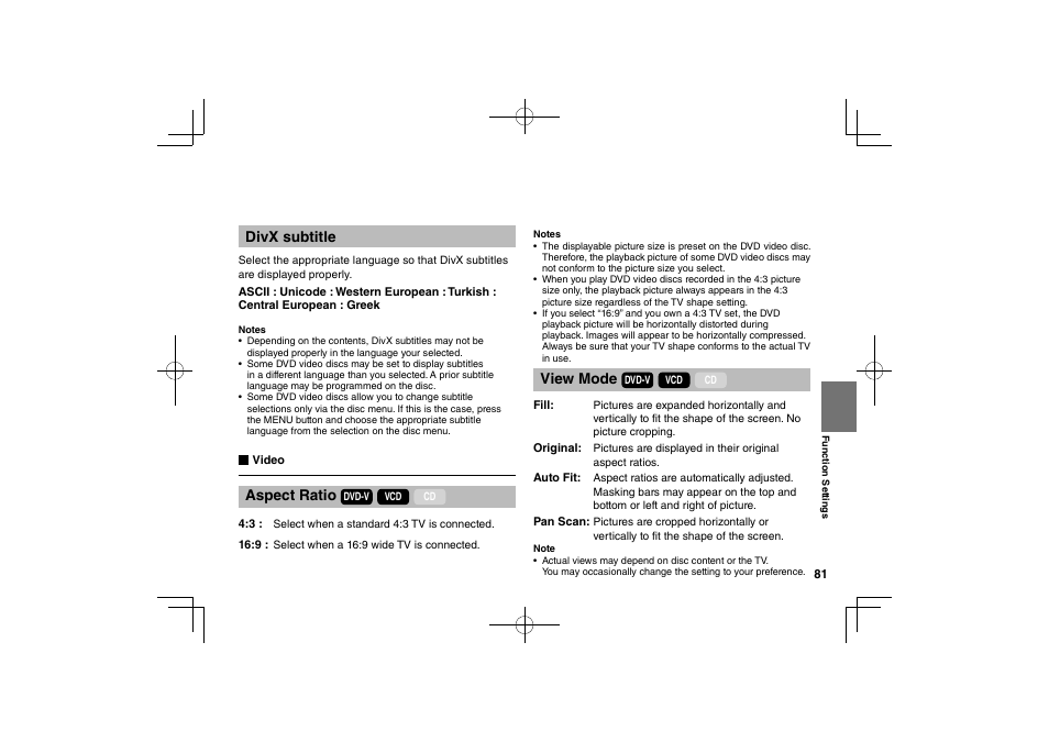 Toshiba SDP94D User Manual | Page 81 / 100
