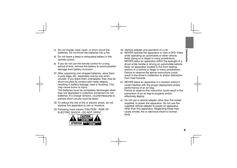 Toshiba SDP94D User Manual | Page 9 / 100