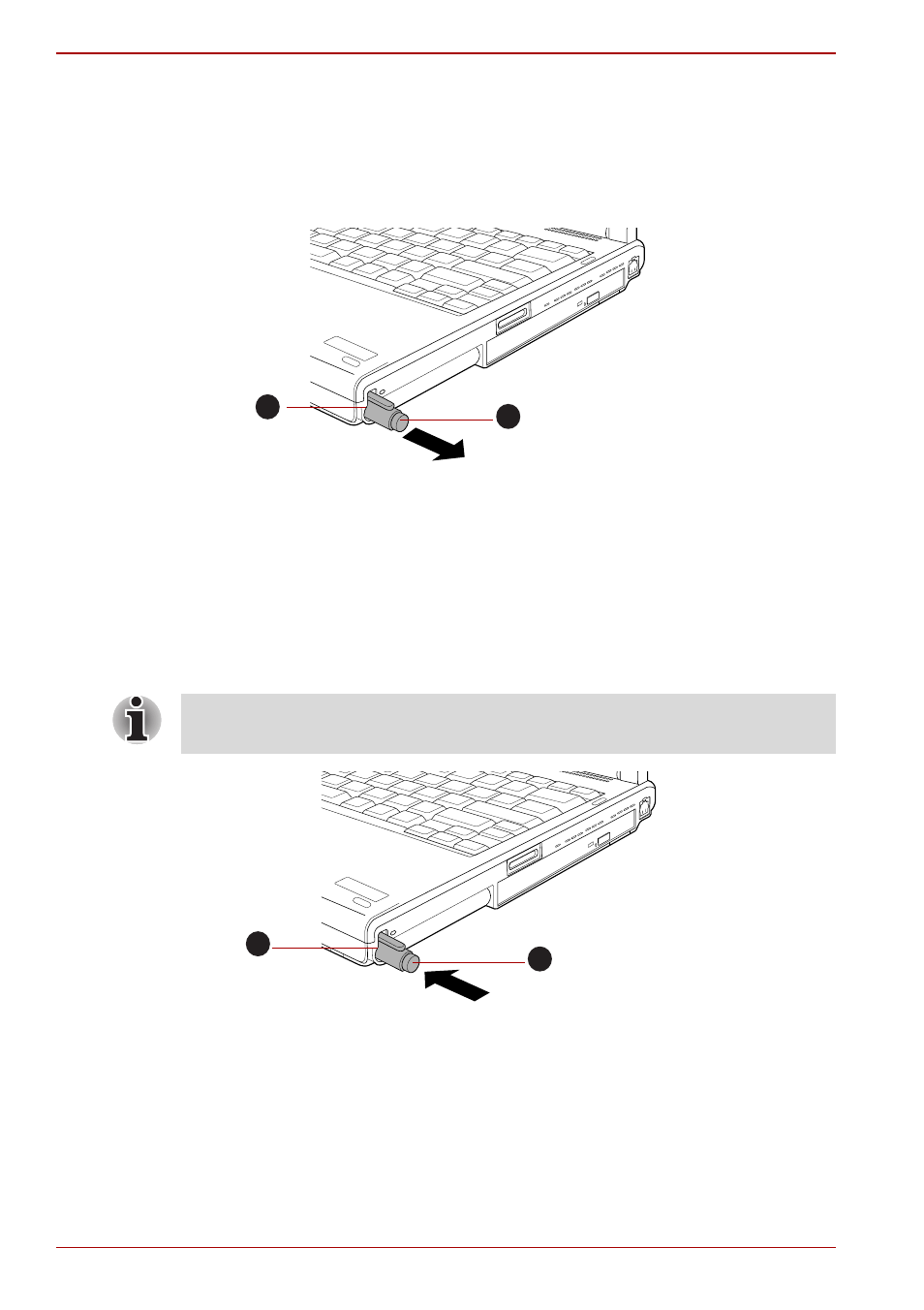 Removing the tablet pc pen, Inserting the tablet pc pen | Toshiba Portege M780 User Manual | Page 100 / 258