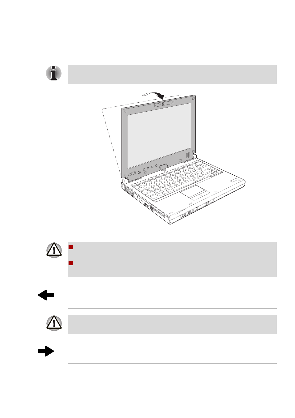 Changing to the tablet mode, Section | Toshiba Portege M780 User Manual | Page 107 / 258