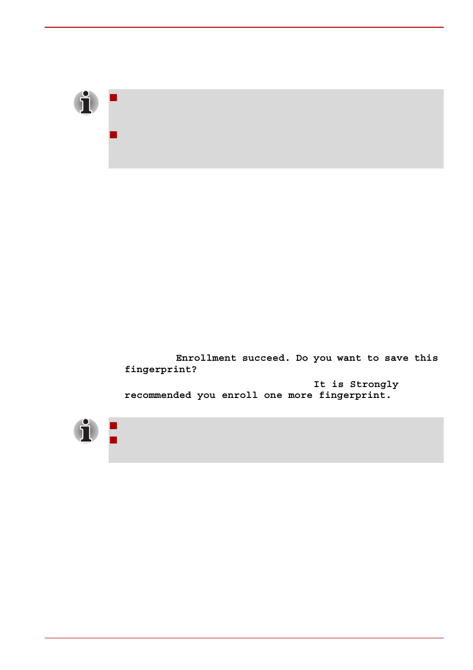 Set up fingerprint registration | Toshiba Portege M780 User Manual | Page 115 / 258