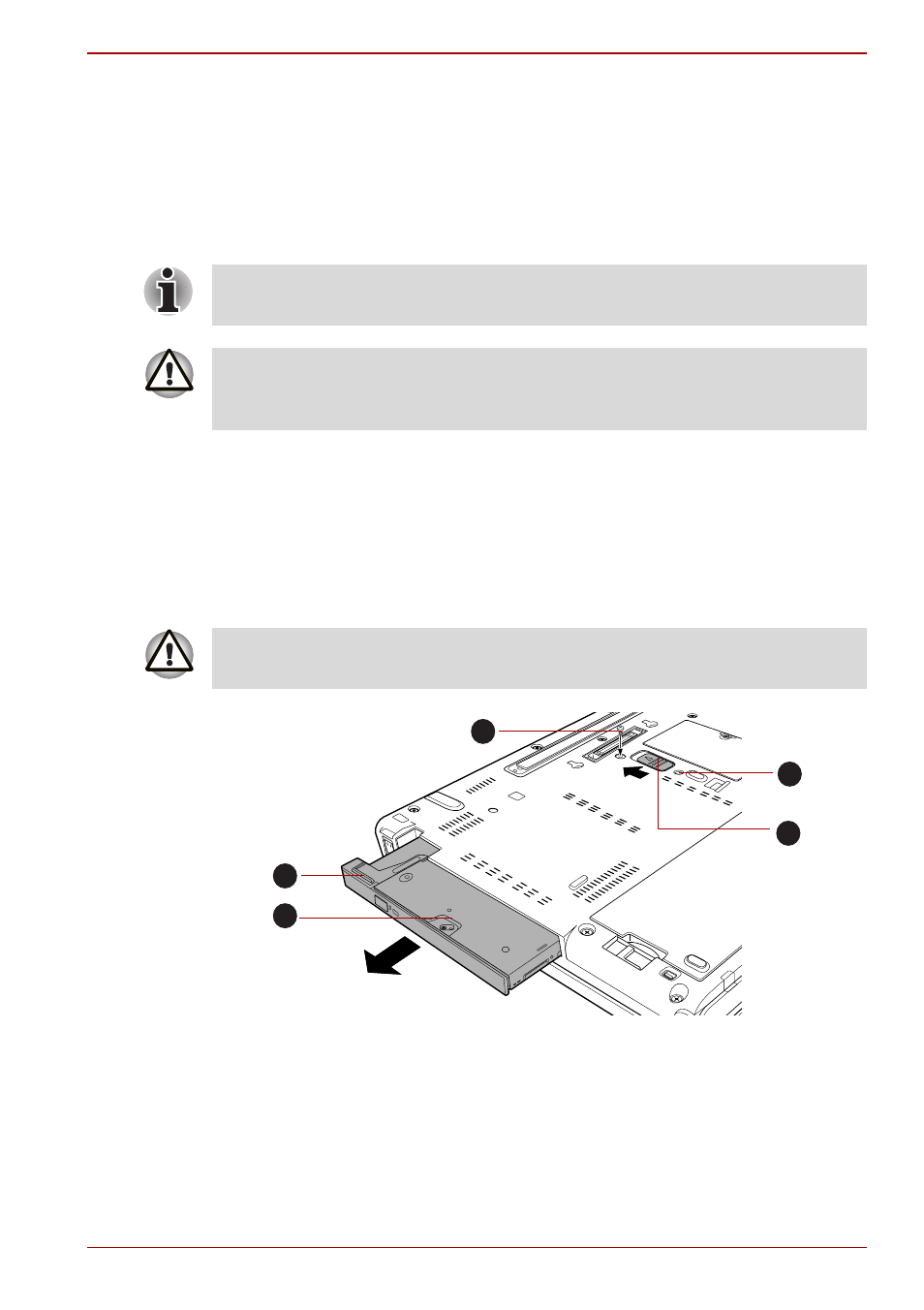Removing an optical disc drive module | Toshiba Portege M780 User Manual | Page 125 / 258