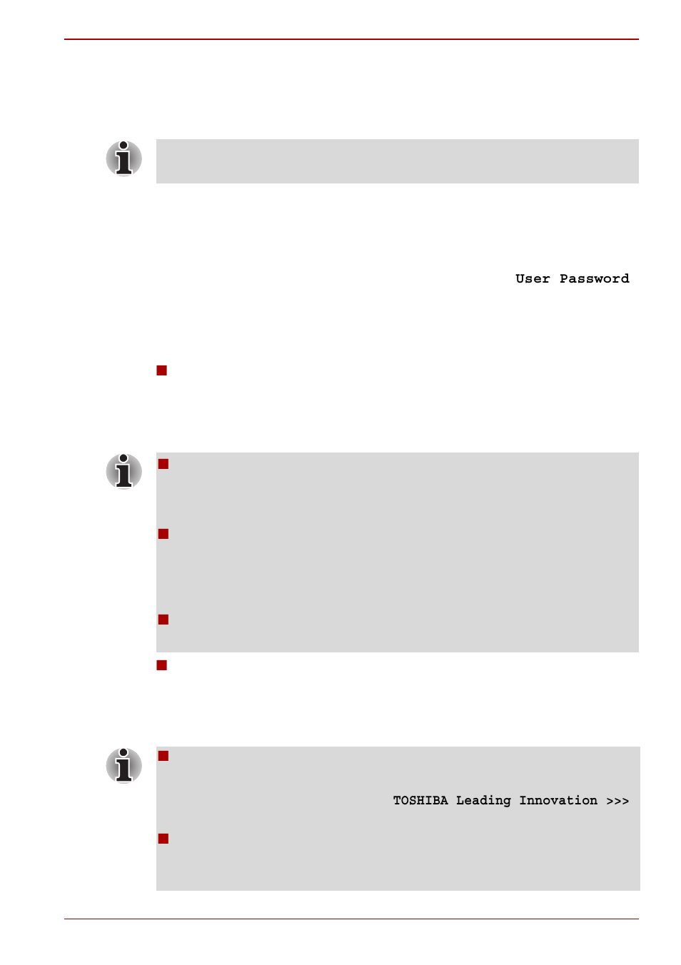 Toshiba password utility, Toshiba password utility -15, User password | Toshiba Portege M780 User Manual | Page 181 / 258