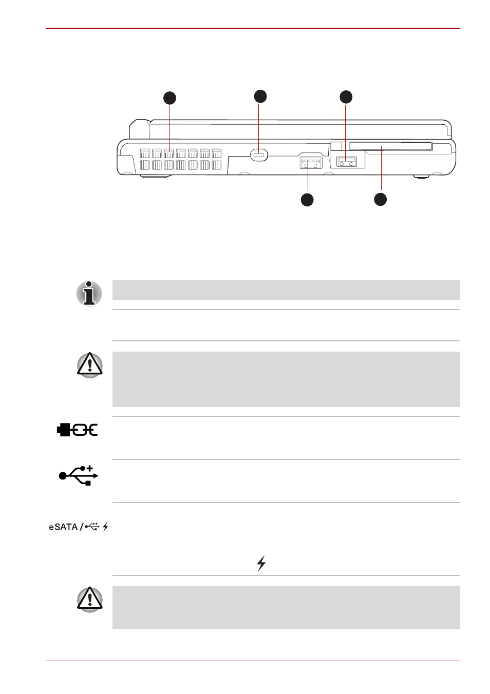 Left side, Left side -3 | Toshiba Portege M780 User Manual | Page 35 / 258