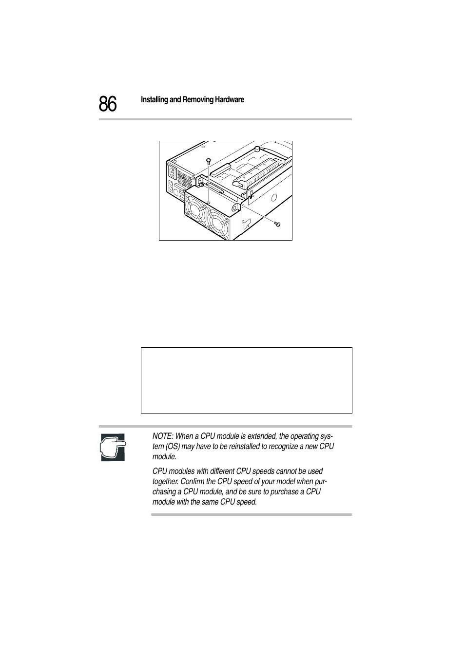 Fixing the pci bracket, 15 install the server panels | Toshiba Magnia Z300 User Manual | Page 108 / 272