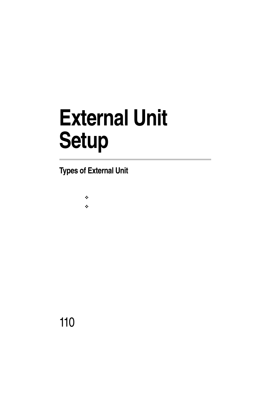 External unit setup, Types of external unit, Chapter 3: external unit setup | Toshiba Magnia Z300 User Manual | Page 132 / 272