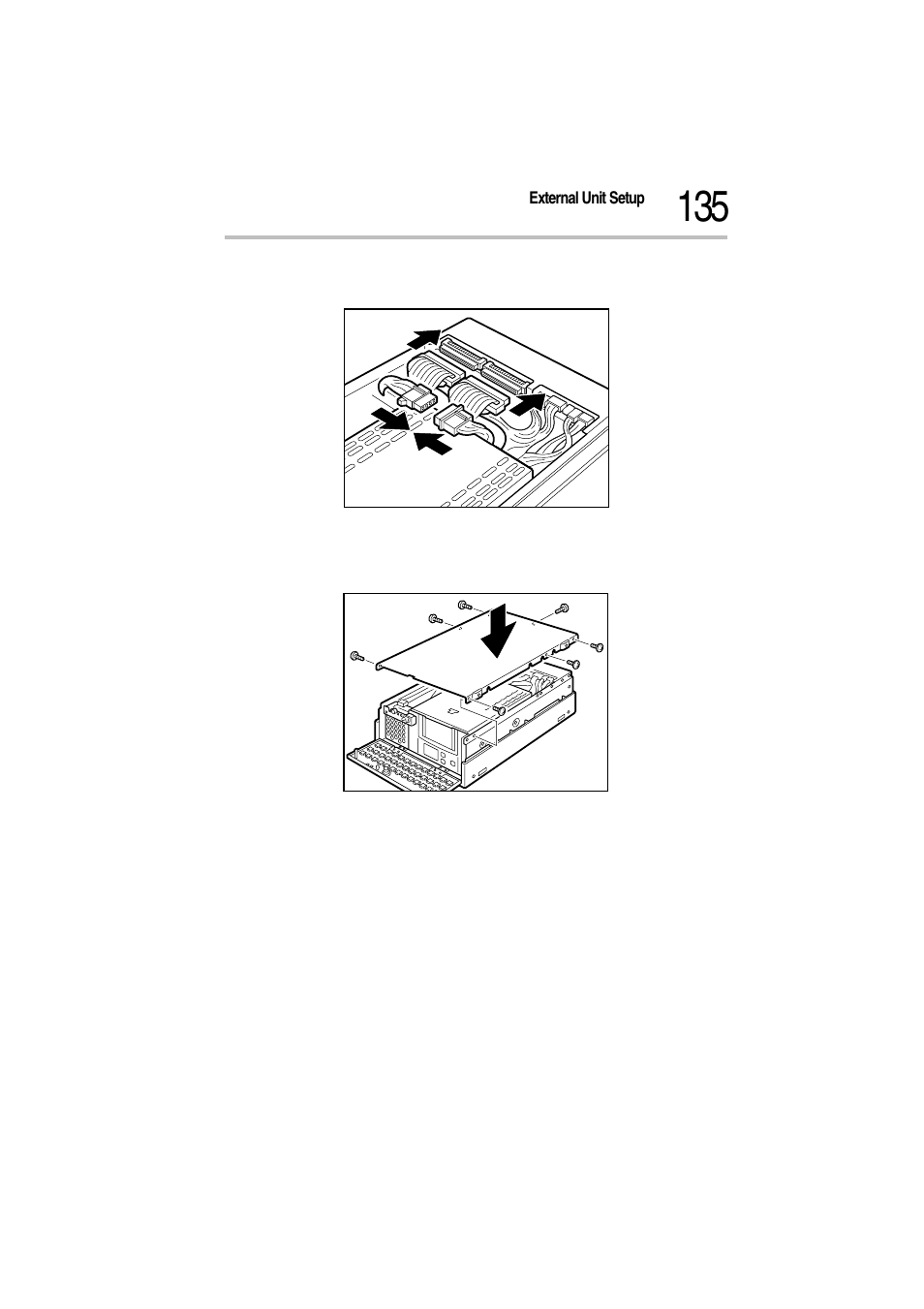 12 connect the power and signal cables, Connecting the cables, Attaching the top cover | Toshiba Magnia Z300 User Manual | Page 157 / 272