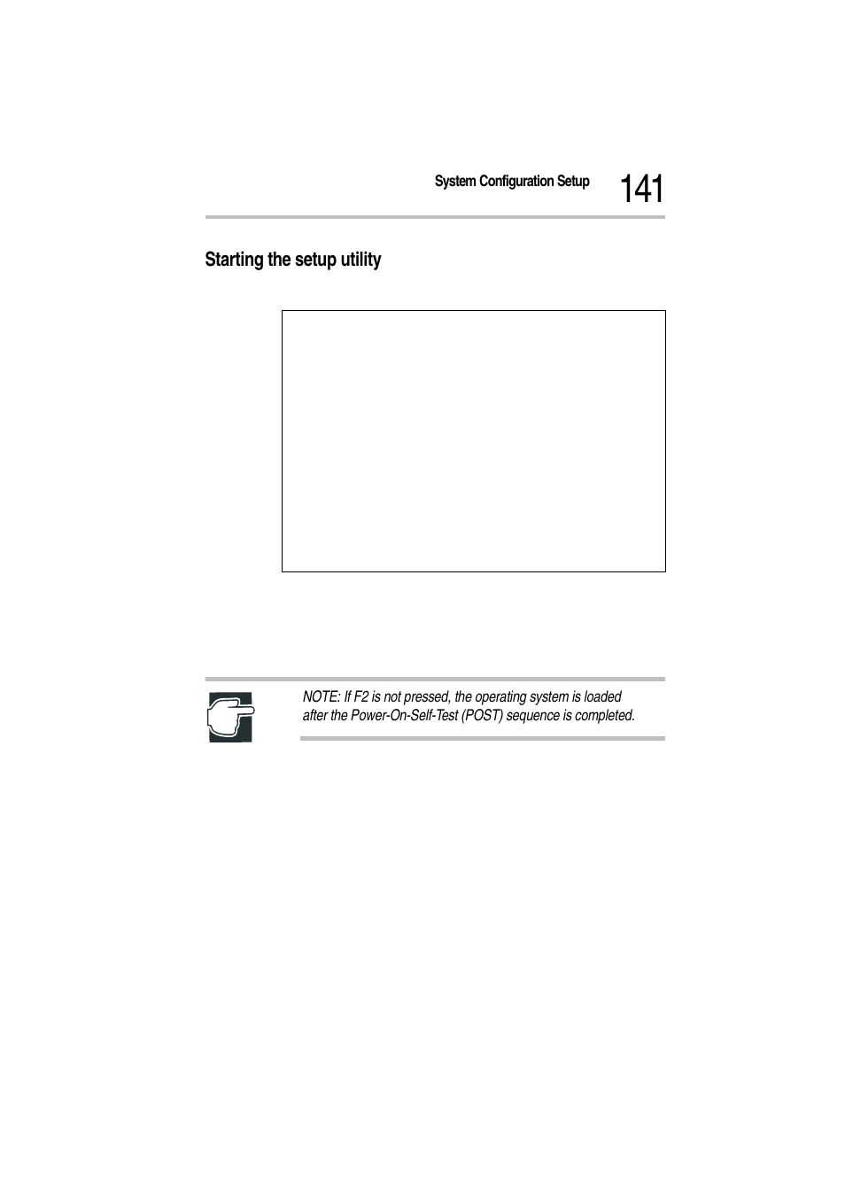 Starting the setup utility | Toshiba Magnia Z300 User Manual | Page 163 / 272