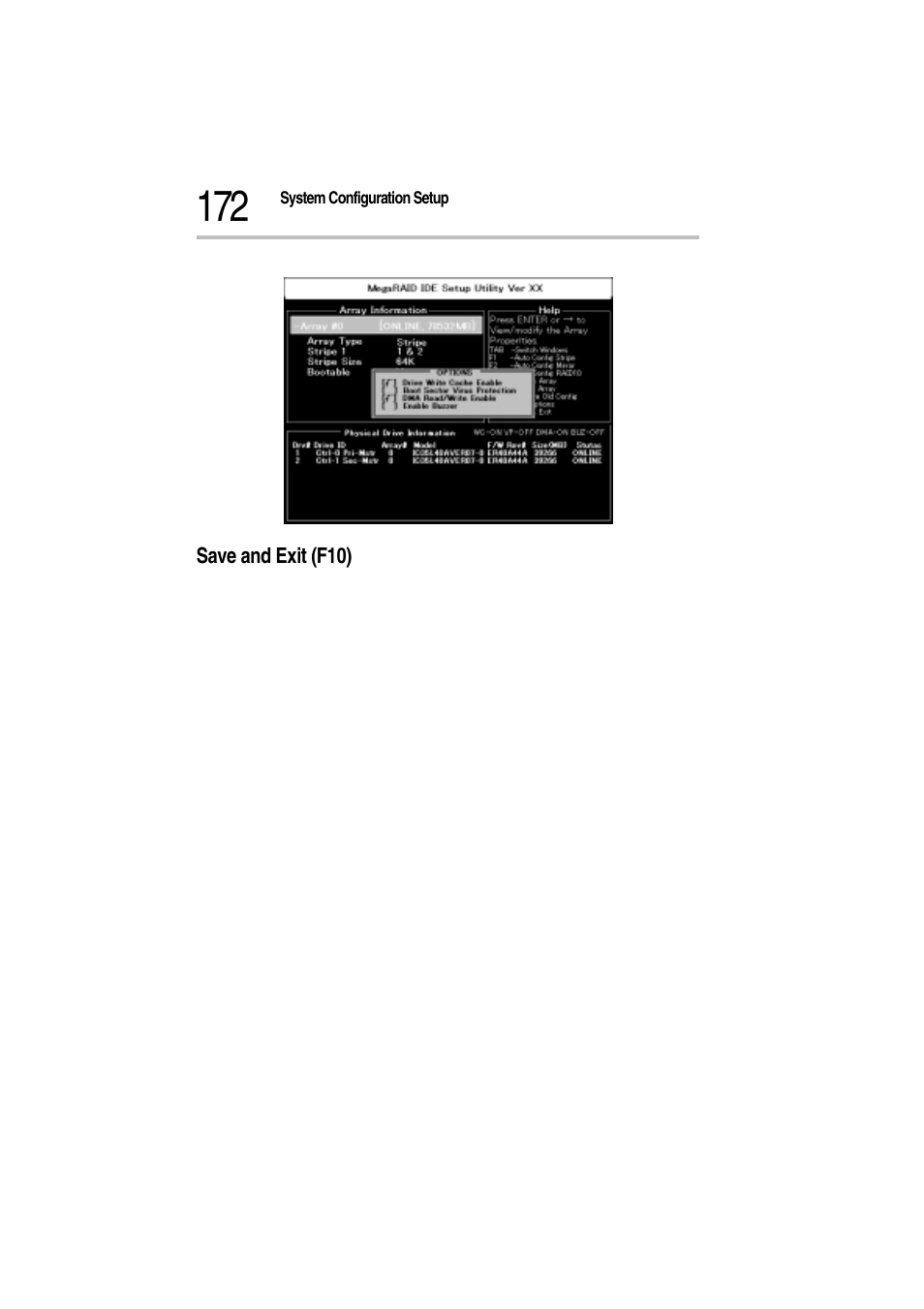 Save and exit (f10) | Toshiba Magnia Z300 User Manual | Page 194 / 272