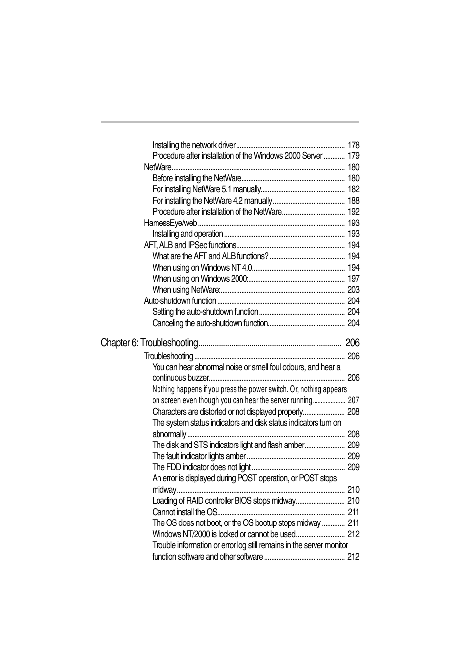 Chapter 6: troubleshooting 206 | Toshiba Magnia Z300 User Manual | Page 20 / 272