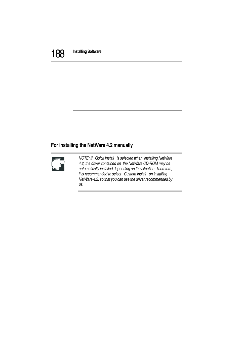 For installing the netware 4.2 manually | Toshiba Magnia Z300 User Manual | Page 210 / 272